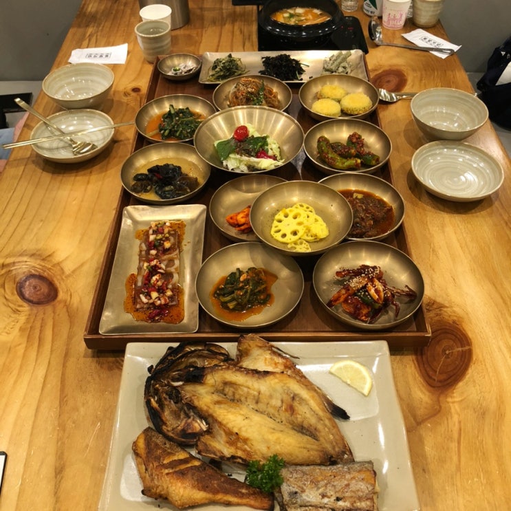  송도한정식 들밥차반 송도 타임스페이스 맛집