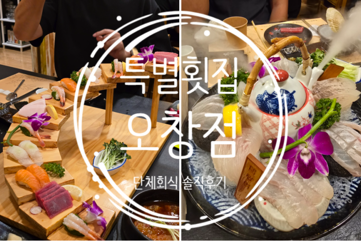  오창 특별횟집 단체 회식|C 코스 솔직 후기