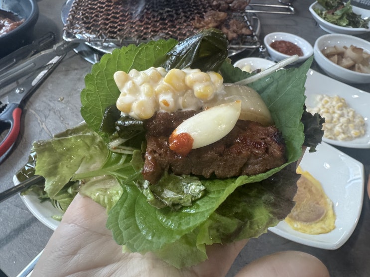  [모퉁이 숯불갈비] 거제 장평 맛집에서 즐기는 명품 돼지갈비!