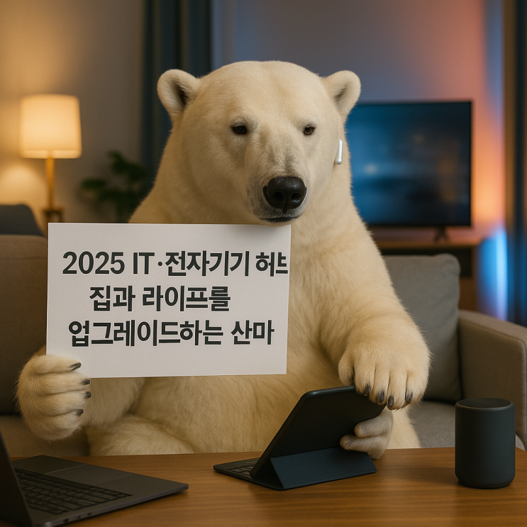  2025 IT·전자기기 허브, 집과 라이프를 업그레이드하는 스마트 선택