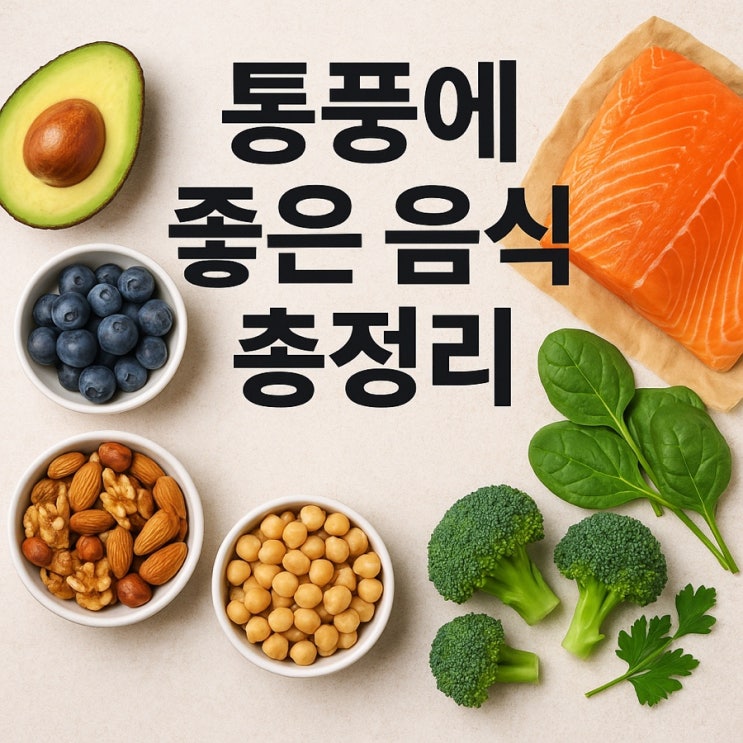  통풍에 좋은 음식 총정리 | 요산 낮추는 식단 가이드