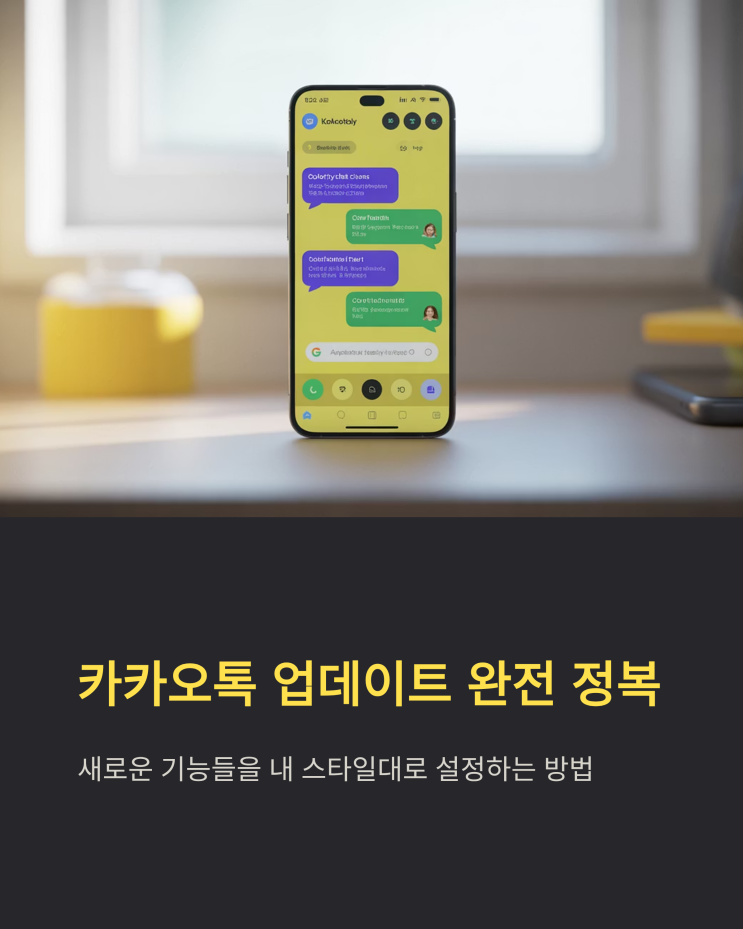 카카오톡 업데이트, 숏폼 끄기와 폴더 설정으로 불편함 해소하기