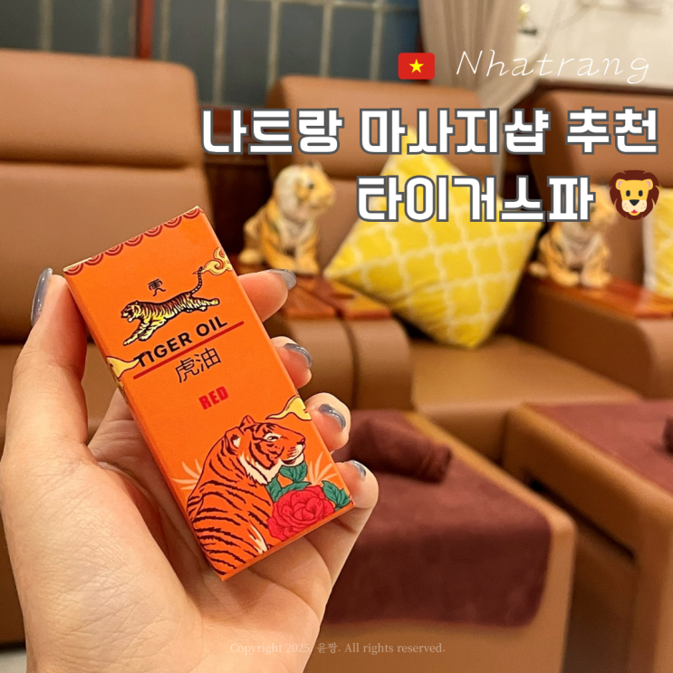  나트랑 여행 마지막 날 마사지 짐보관 샤워 공항샌딩 가능한 타이거스파