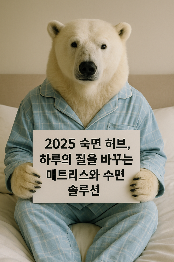   2025 숙면템 완전가이드 — 매트리스·토퍼·온열·청소기로 완성하는 수면환경 개선법