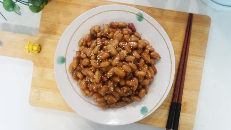짭쪼름하고 고소한 삶은 땅콩 조림 만드는 법 생땅콩 조림 제철반찬 땅콩요리