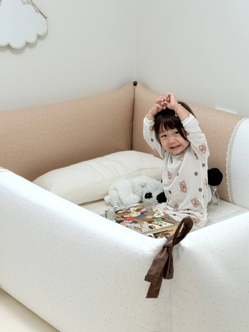 [아기침대 추천]12주간 직접 사용해본 크림하우스 아기 범퍼침대 리뷰️