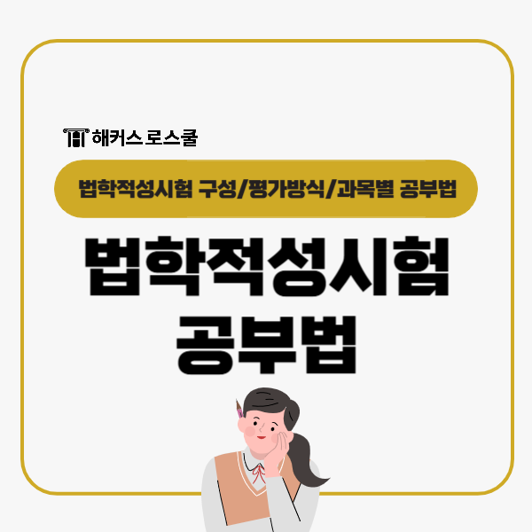  법학적성시험 리트 구성 평가방식, 과목별 공부법