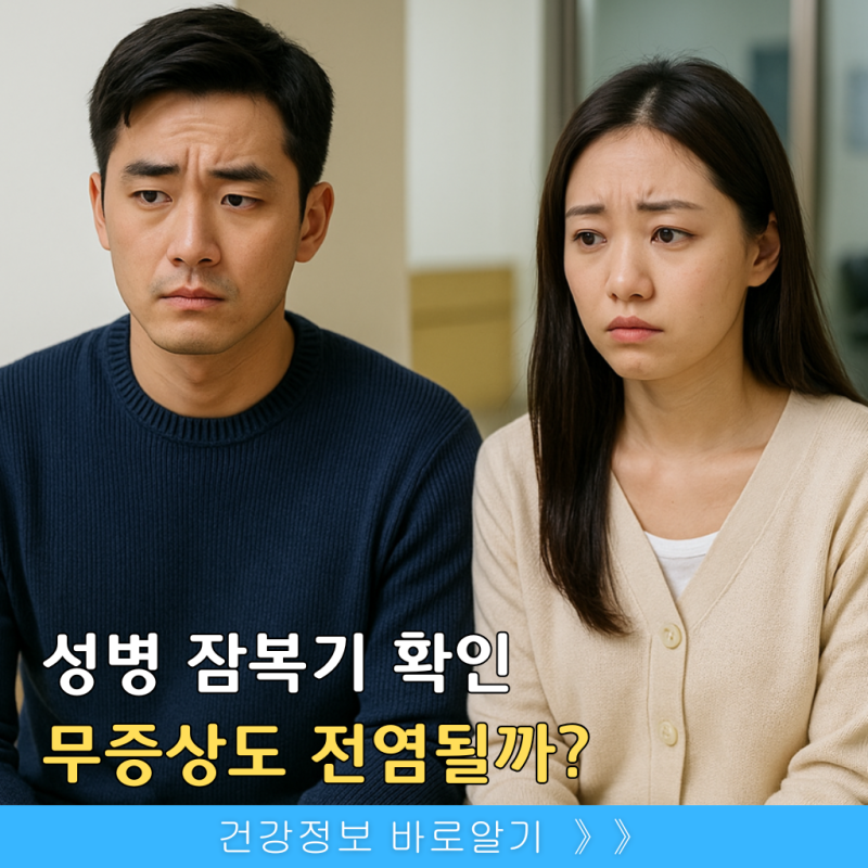 성병 종류와 증상, 잠복기 확인하기