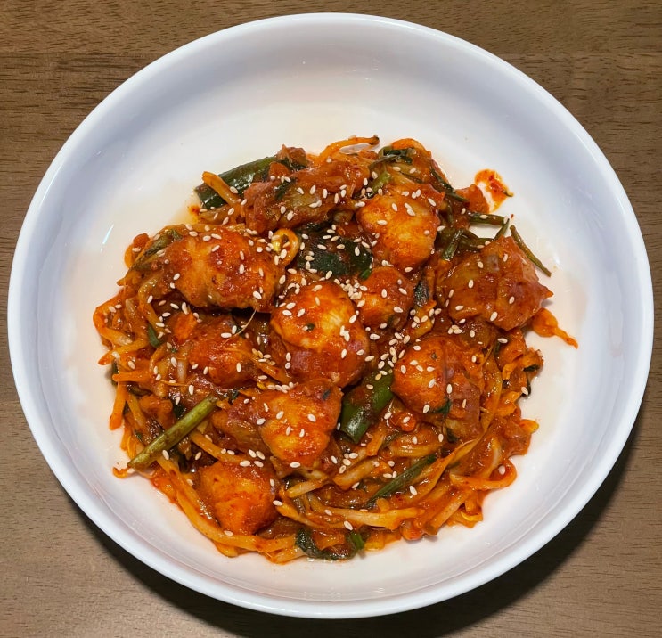  밀키트 추천 순살 왕창아구찜 캠핑 가져가면 딱!