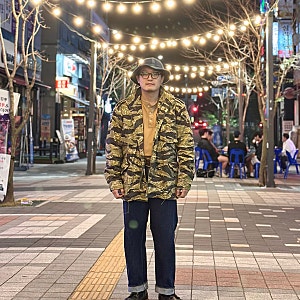 브론슨 M65 타이거 카모 필드자켓