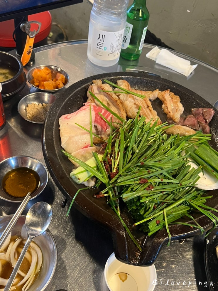  질기지 않는 곱창 을지로맛집 을지작업장 주말 방문 후기