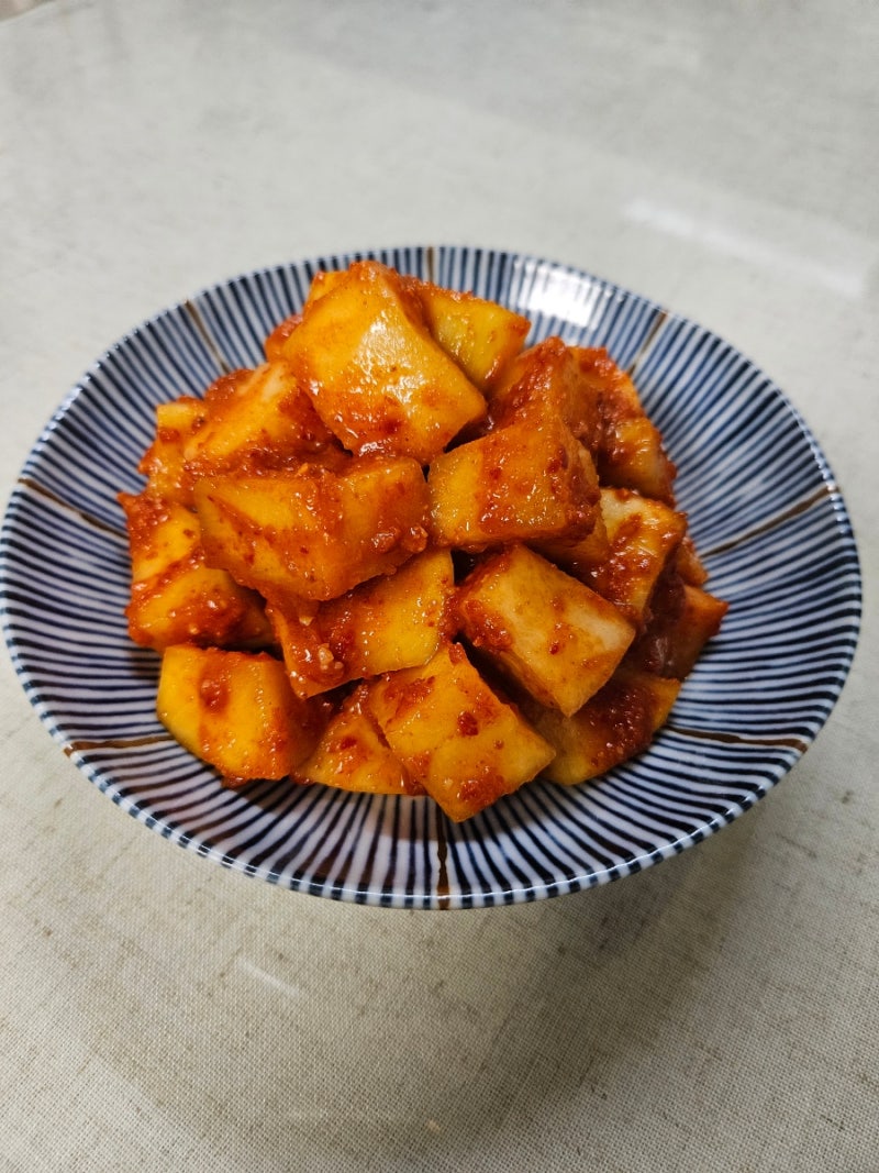 깍두기 담그는법 추석반찬 깍두기 레시피 여름무김치