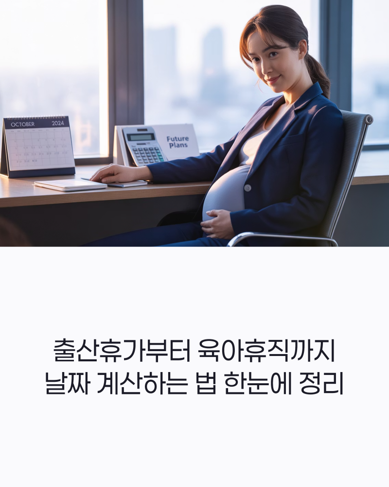 출산휴가 계산기 육아 휴직 기간 총정리 (공휴일 포함?)