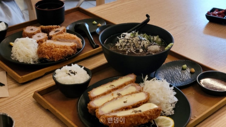  고잔동 맛집 삼백돈 돈카츠 냉소바 치즈카츠, 등심안심세트 후기