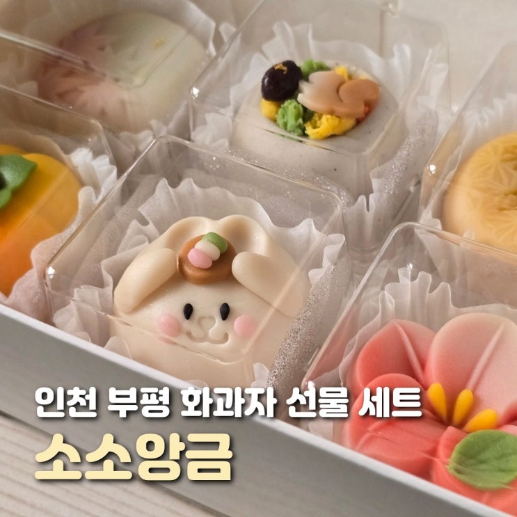  인천 부평 소소앙금 추석 화과자 선물 세트