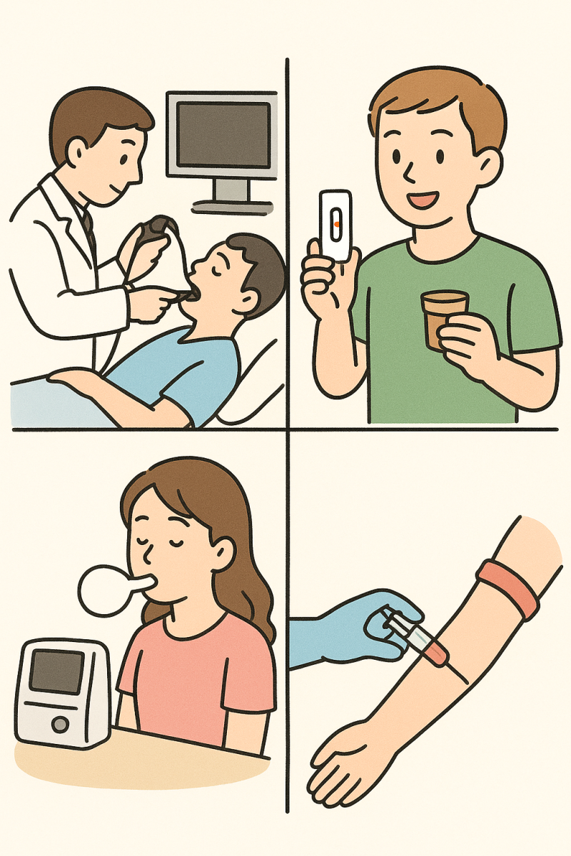 Helicobacter Pylori 헬리코박터균 검사 : UBT 요소호기검사, CLO test, 조직 검사 Rapid ...