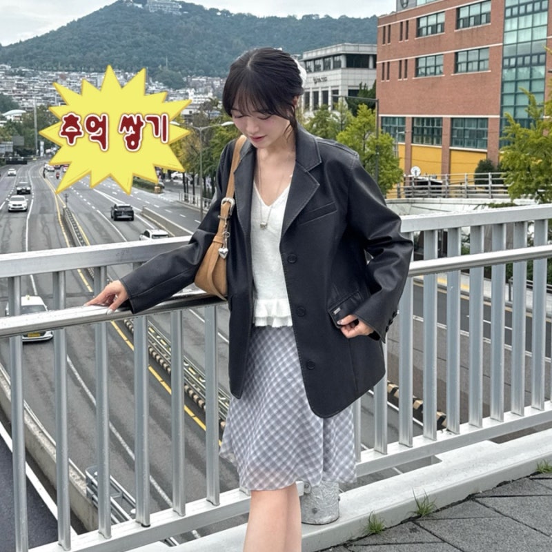 [틸아이다이 레더자켓 후기] 가죽자켓 추천, 착샷 포함✨세일 정보