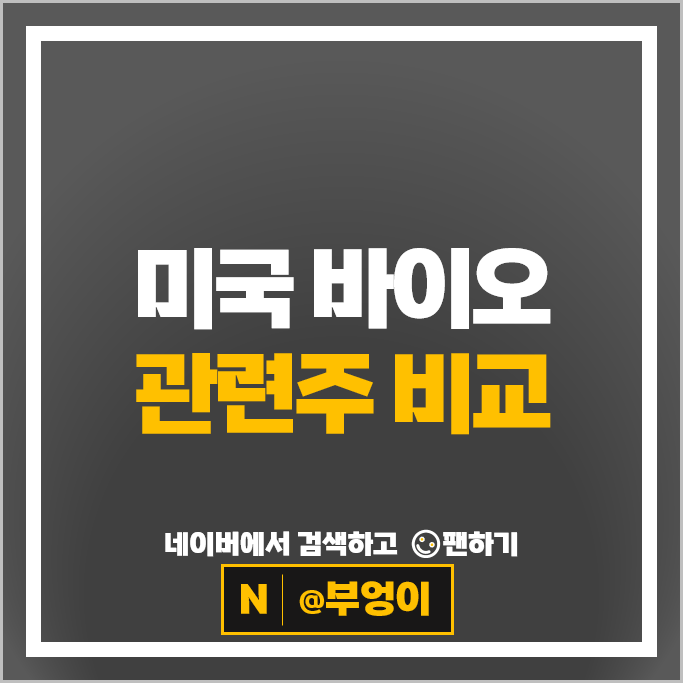 미국 제약 바이오 관련주 배당수익률 주식 PER PBR 시가총액 순위