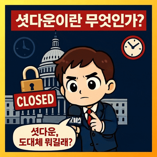  셧다운(Shutdown)뜻, 미국 정부가 멈추면 경제는 어떻게 될까?