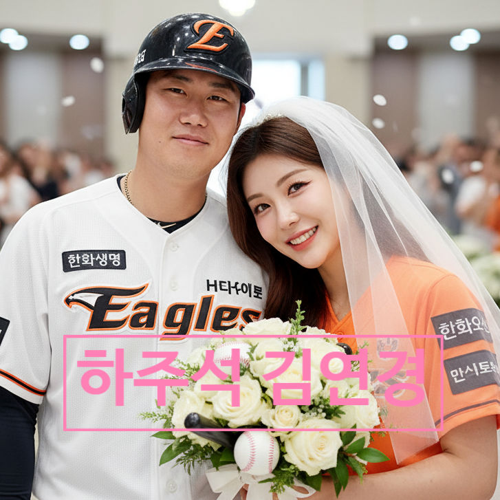  한화이글스 하주석김연정 12월 결혼! 치어리더와 결혼한 이유