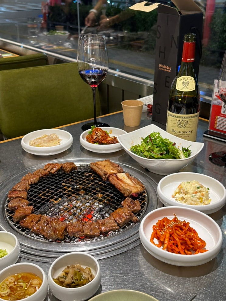  청기와타운 마포 소갈비 고기집 콜키지프리, 주차