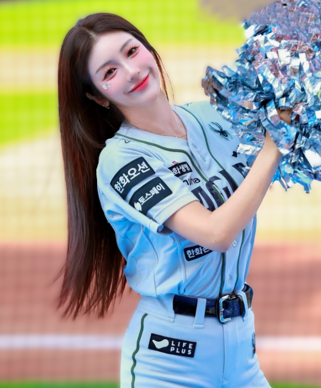  김연정 치어리더 한화이글스 여신 패션 & 메이크업 스타일