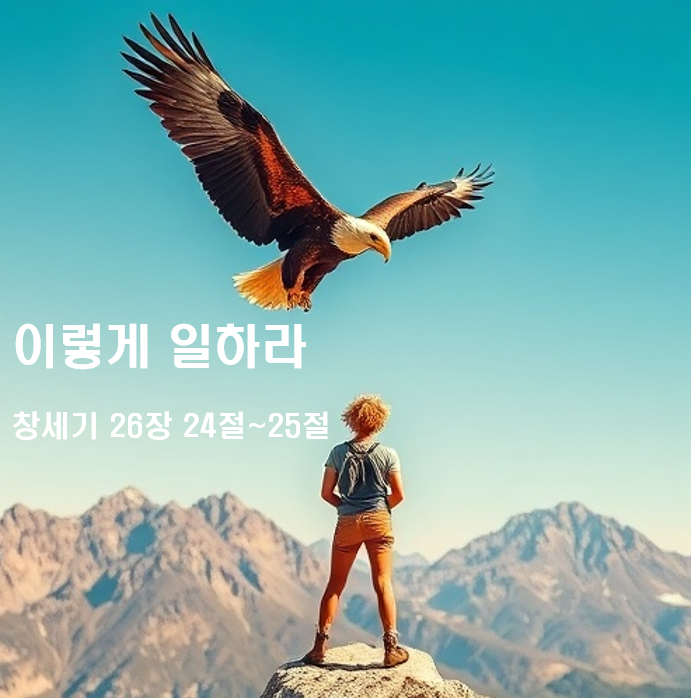  이렇게 일하라 창세기 26장 24절~25절