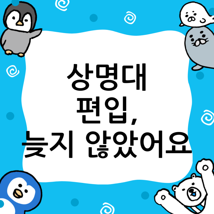  상명대 편입, 늦었다고 생각할 때가 가장 빠른 기회: 윙덤아카데미가 답을 제시합니다