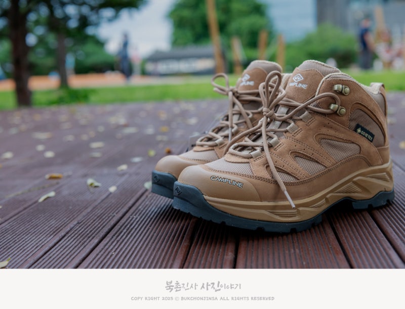 캠프라인 산티아고2 등산화 촬영 및 구입 후기 썰(SSEOL)