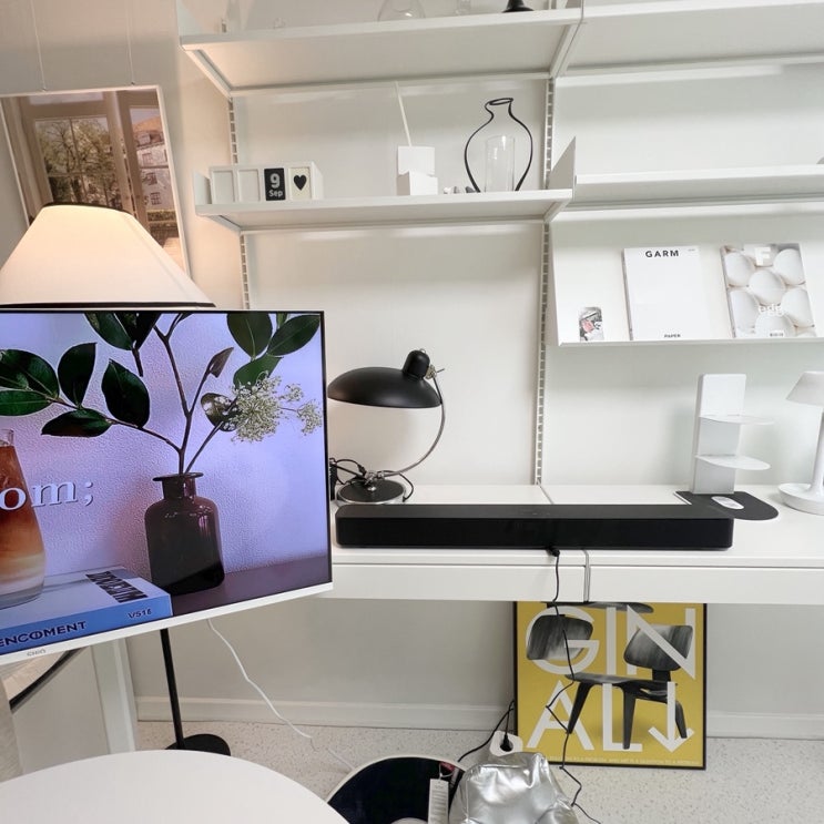 tv 테이블 인테리어 스피커 필립스사운드바 추천 TAB4000
