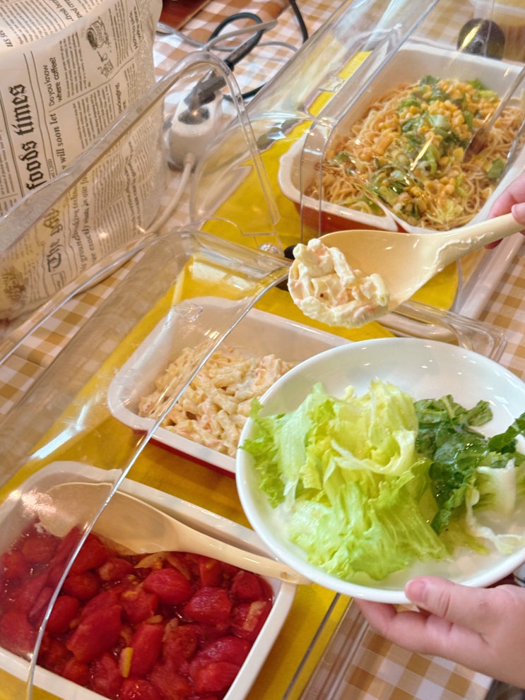  구미 브런치 뷔페 맛집 아기랑 가성비 좌식 옥계 카페인