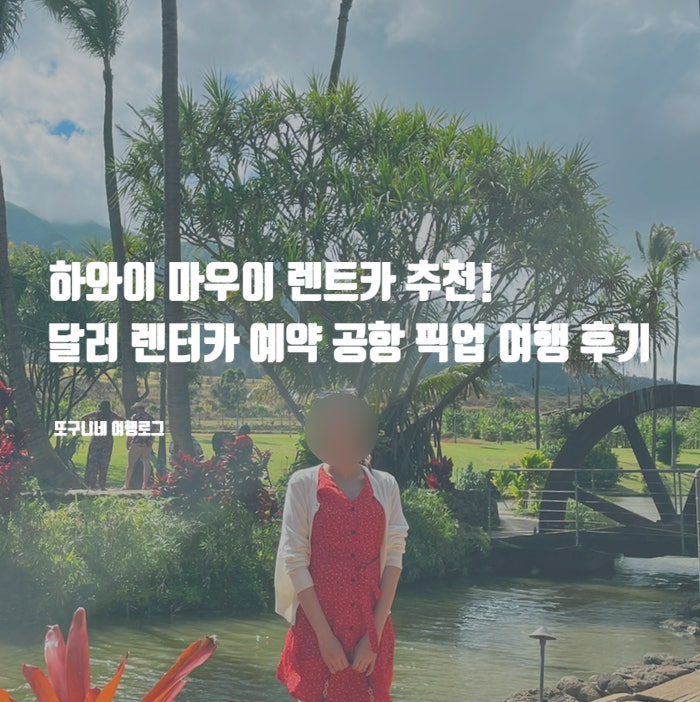  하와이 마우이 렌트카 추천 달러 렌터카 예약 공항 픽업 여행 후기 Dollar Rent A Car