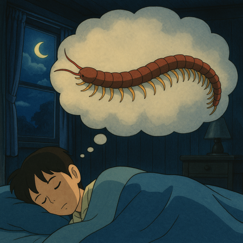 지네를본꿈 해몽 태몽 상황별 풀이