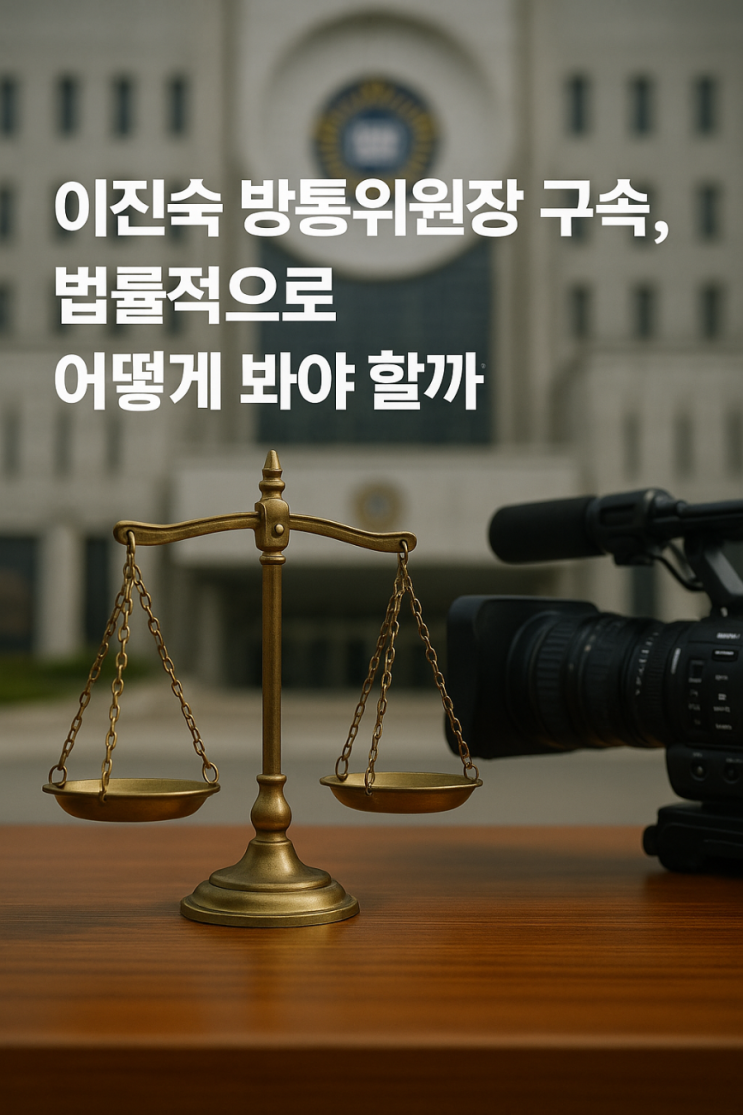 <b>이진숙</b> 방통위원장 구속 사건... “정치 <b>논란</b> 아닌 법률의... 