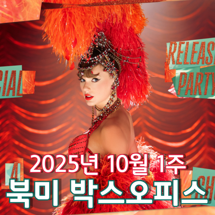  [10월 1주 북미 박스오피스] 극장가를 장악한 테일러 스위프트 파워