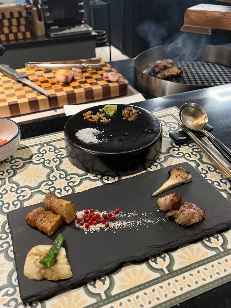 제주 흑돼지 노형동 맛집 오마카세 까망꼬숑