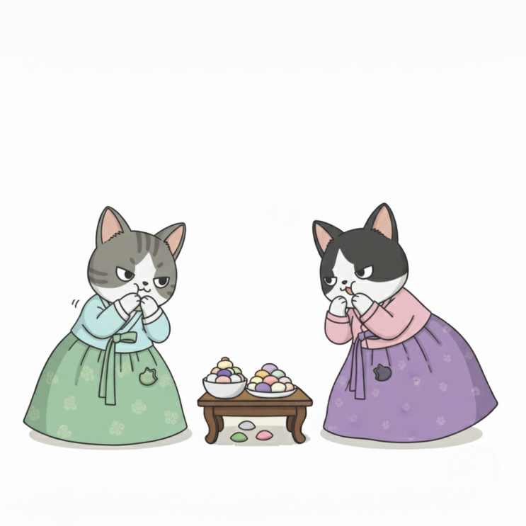  추석송편 고양이에게 깨와 팥중에 뭐가 더 위험할까