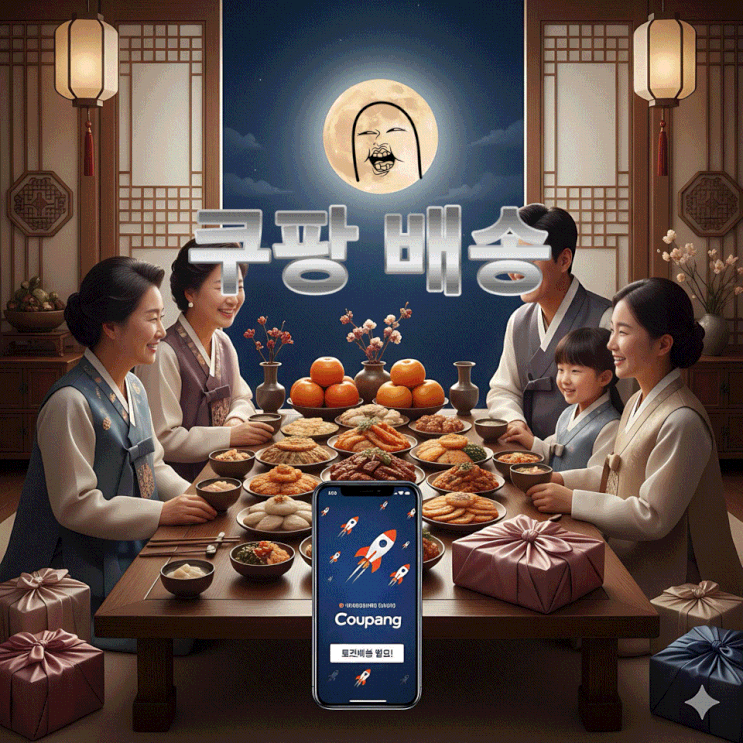 2025 추석 연휴 쿠팡 배송 총정리: 선물·음식 구매 걱정 끝!