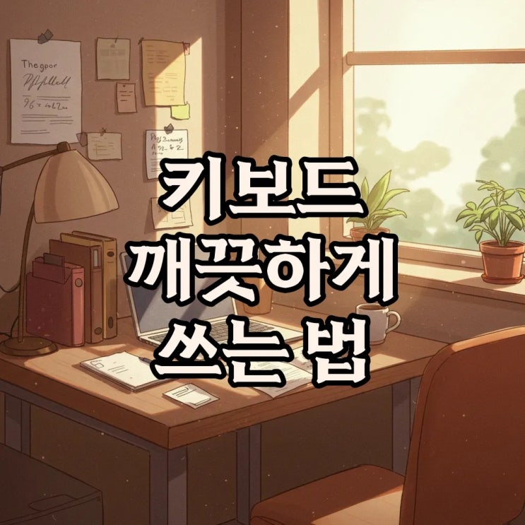  쾌적한 PC 환경! 컴퓨터 키보드 청소와 관리법으로 위생 지키기