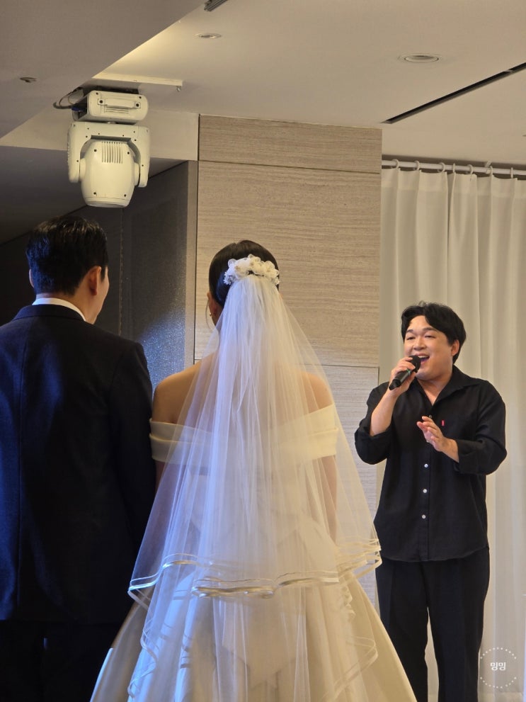  모두가 감동한 가수 조한님 결혼식축가 노래 찐리뷰함