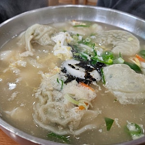 장경리 해수욕장 근처 맛집, 장경리 칼국수