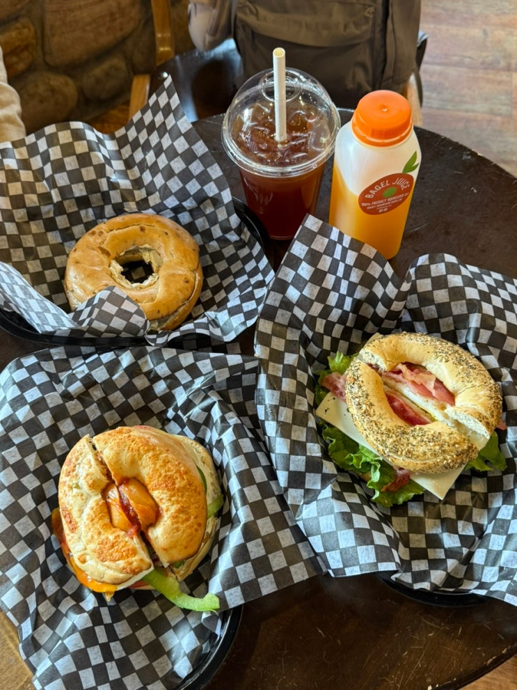  캔모어 맛집 록키마운틴베이글 메뉴, 주차