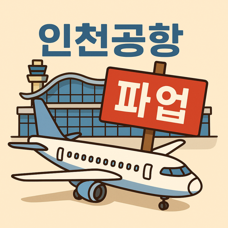  인천공항 파업 '왜?' 그리고 '어떻게 되나?' 이유와 피해 총정리