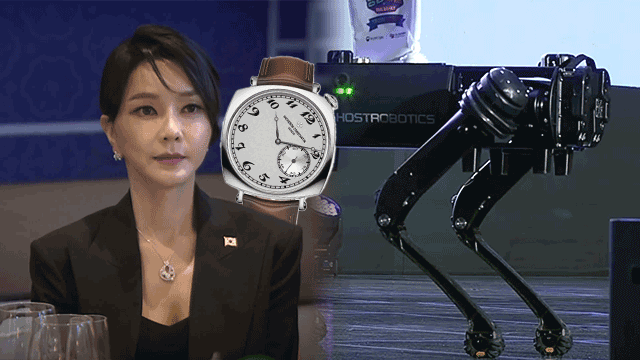 ‘김건희 시계’와 ‘<b>로봇개</b>’, 우연일까 특혜일까