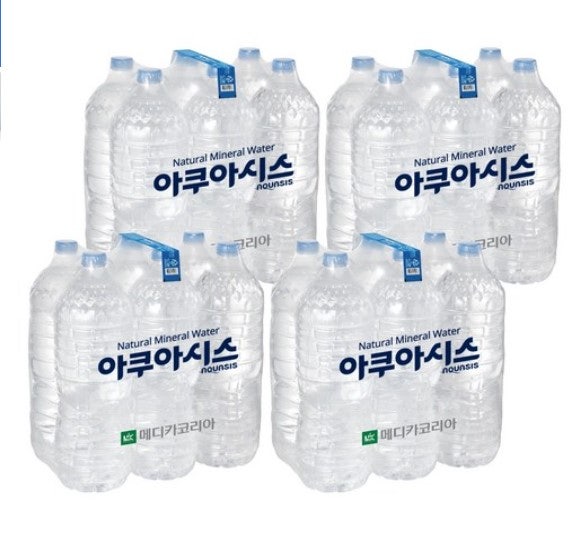 아쿠아시스 무라벨 생수 2L 24개 솔직 후기 | 환경까지 생각한 대용량 생수