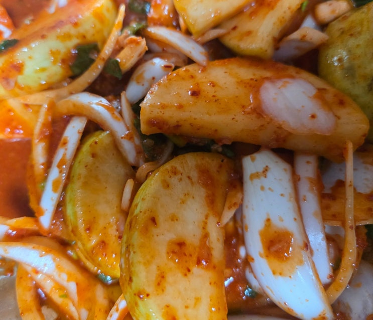  무 석박지 다시 도전! 새우젓 넣고 맛의 차이 느껴보기