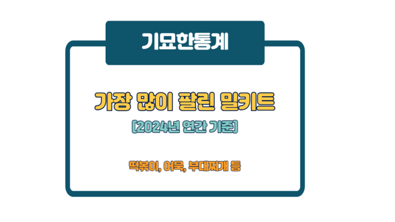 밀키트 판매순위 카테고리 TOP 집들이·야식·캠핑 추천 메뉴
