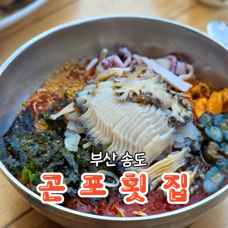  부산 송도 깔끔한 물회가 맛있는 곤포횟집