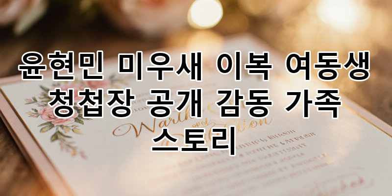 배우 윤현민, 미우새에서 이복동생 결혼식 축가 준비 공개! 신승훈 특별 레슨과 따뜻한 가족 ....