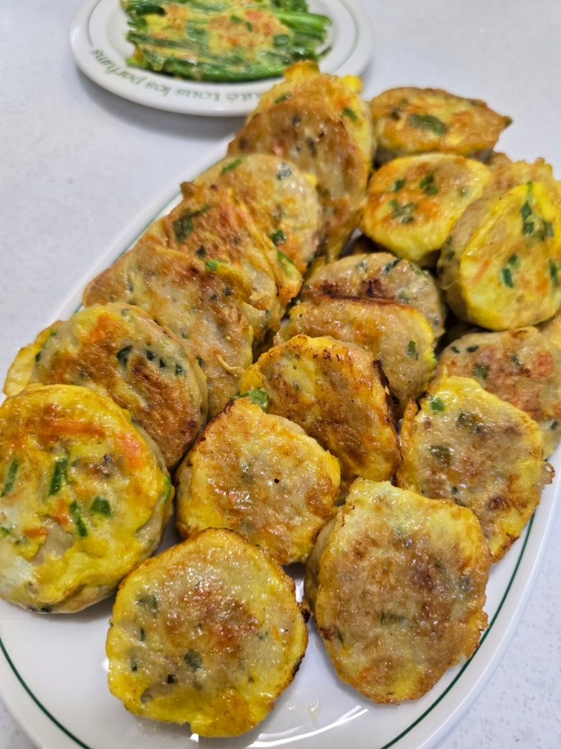 오뚜기 해물완자 & 동그랑땡 계란 물 입힌 쉬운 레시피